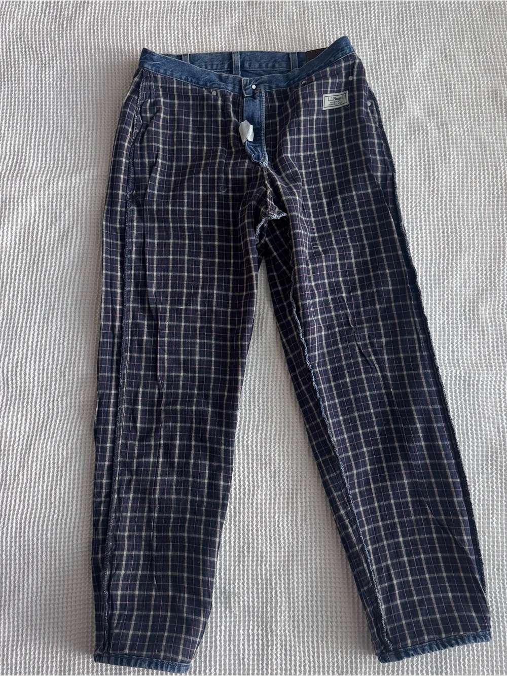 VINTAGE L.L Bean Double L Flannel Lined Jeans - Picture 14 of 14